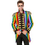 Widmann - Kostüm Parade, Frack für Männer, Tierbändiger, Rockstar, Zirkusdirektor, Verkleidung, Karneval, Mottoparty