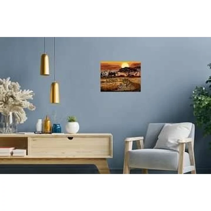 Ravensburger 23548 - CreArt, Malen nach Zahlen, Savannah Landscapes, 40x30cm, Malset – Bild 4