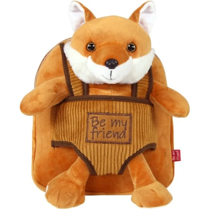 Rucksack Fuchs 2,7 Liter 26 cm Polyester orange/braun