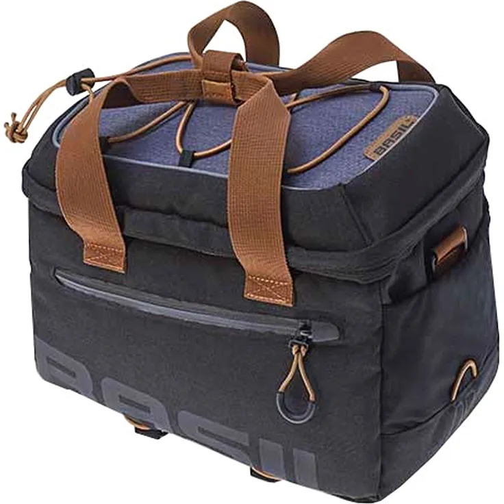 Basil Gepäckträgertasche Miles grau - 7 Liter.