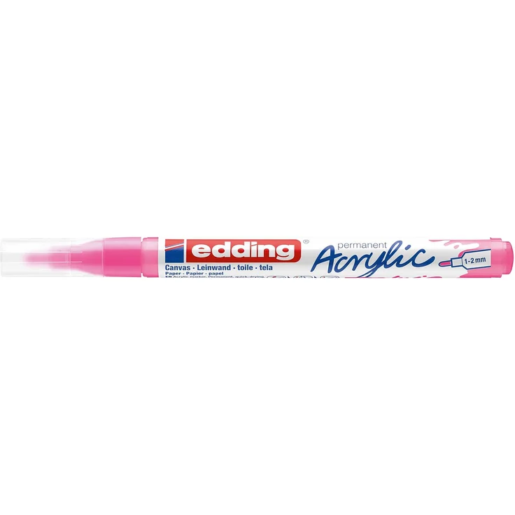 edding 5300 Acrylmarker fein neonpink – Bild 3