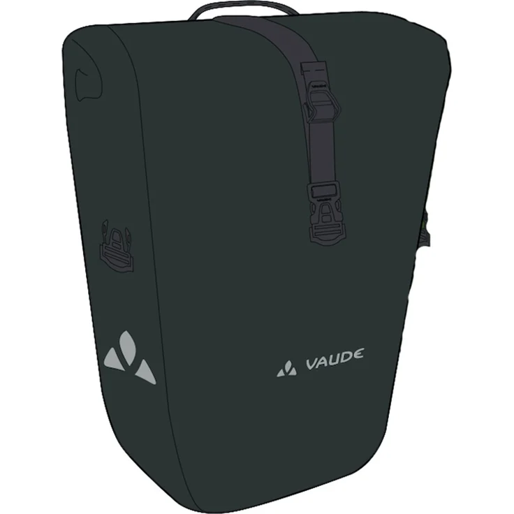 Vaude HR-Tasche Aqua Back Deluxe Paar - phantom black