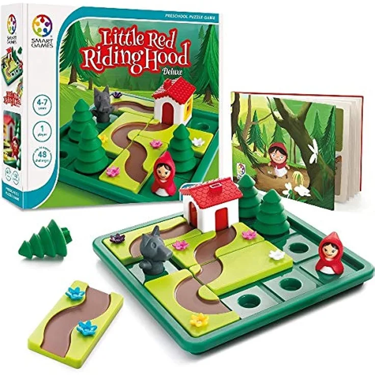 smart games SG 021US games Smartgames SG 21 – Spiel Little Red Riding Hood, rot