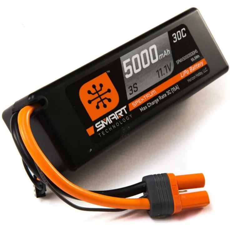 Spektrum SPMX50003S30H5 5000mah 3S 11. 1V Smart LiPo 30C Hardcase IC5 - Preisvergleich