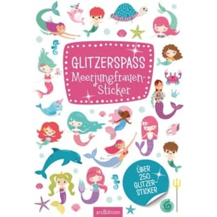 Glitzerspass - Meerjungfrauen-Sticker