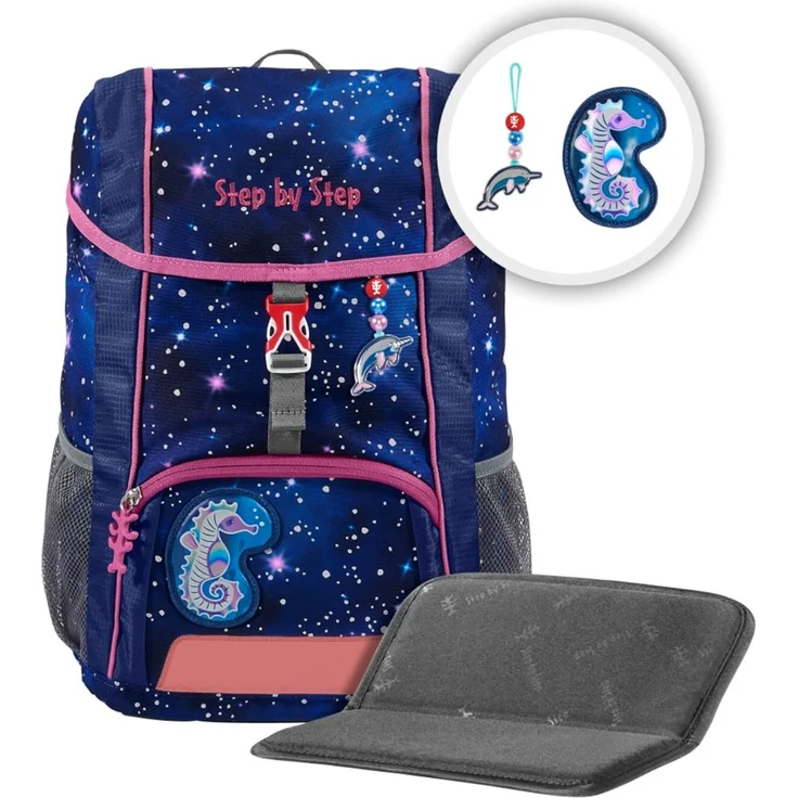 Step by Step KID REFLECT Kinderrucksack-Set Star Seahorse Zoe – Bild 1