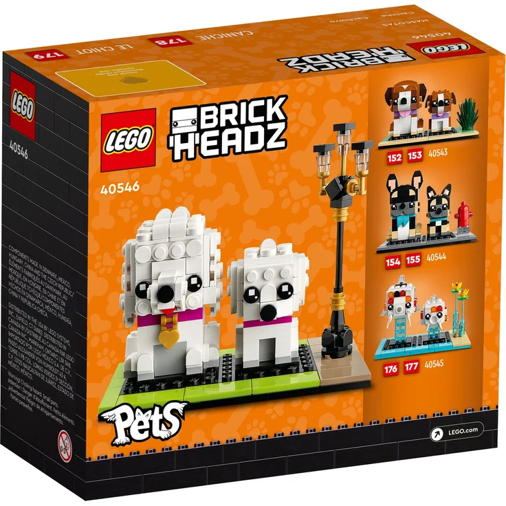 Lego BrickHeadz 40546 'Pudel', 304 Teile, ab 8 Jahren – Bild 3
