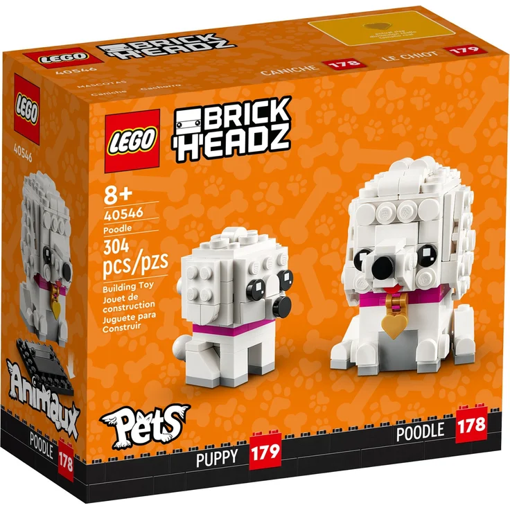 Lego BrickHeadz 40546 'Pudel', 304 Teile, ab 8 Jahren – Bild 1