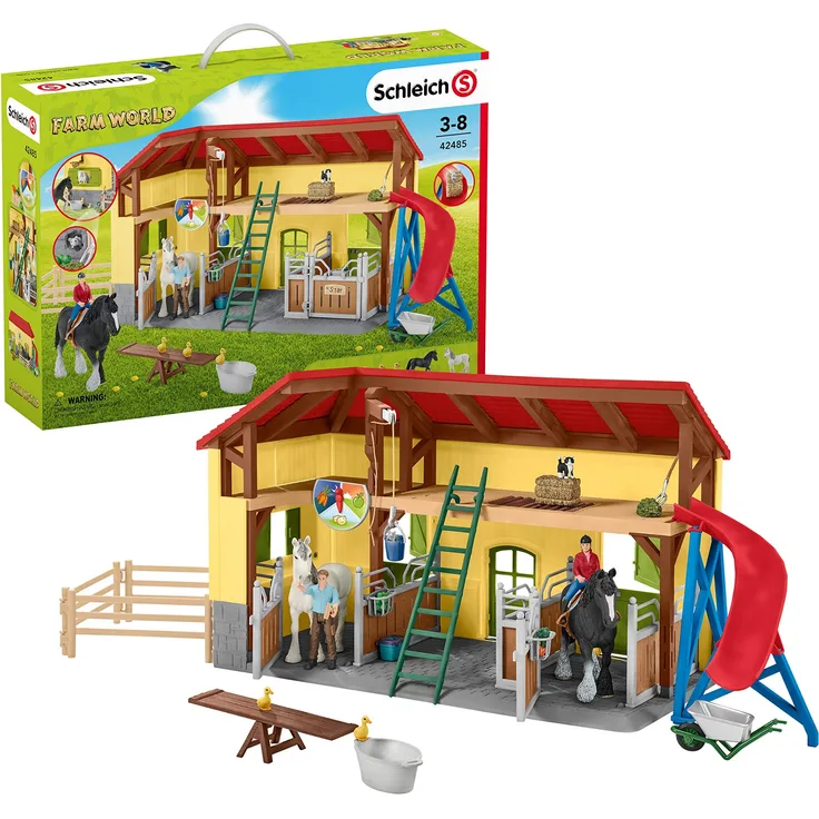 Schleich Farm World 42485 'Pferdestall', ab 3 Jahren, 30 Teile