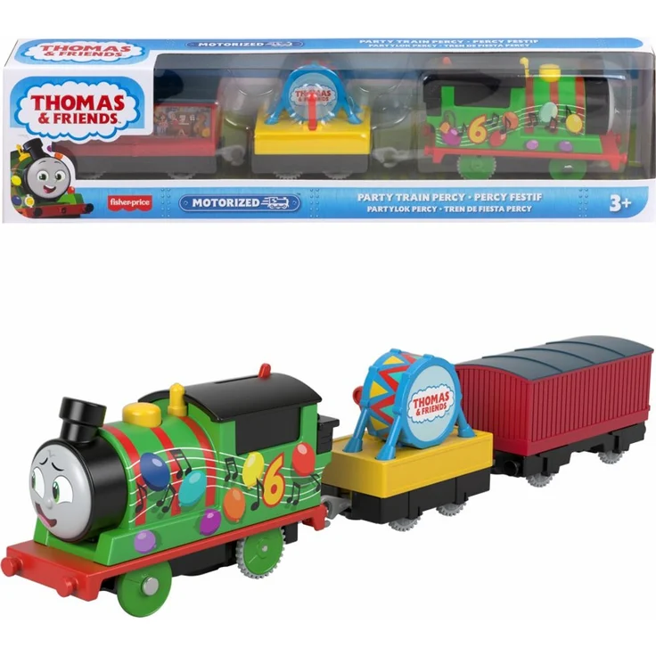 Partylok Percy | Mattel HDY72 | TrackMaster Lok | Thomas & seine Freunde
