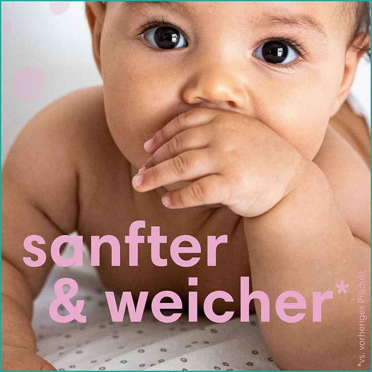 Pampers Sensitive Baby Feuchttücher 1200 Tücher (15 x 80) ohne Duft Neutral – Bild 4