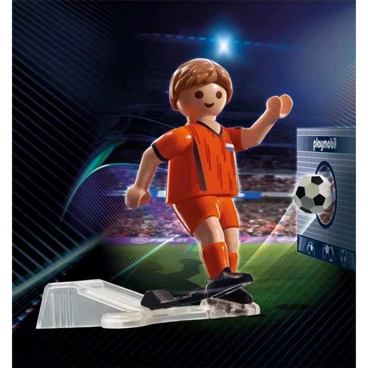 Playmobil Sports & Action 71130 'Fußballspieler Niederlande', 7 Teile, ab 5 Jahren – Bild 3