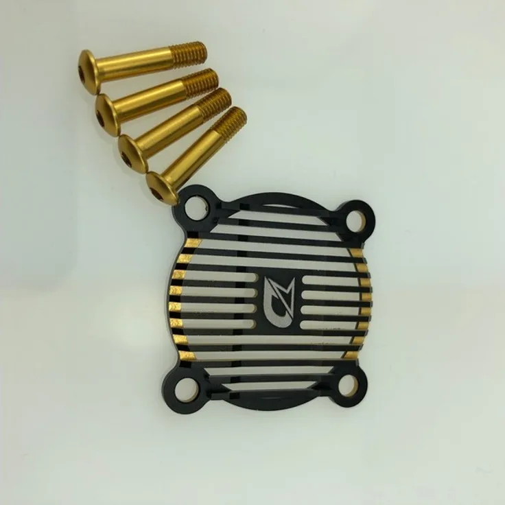 Dash Dash Cooling Fan Guard (30X30mm) Black Golden DA-770203