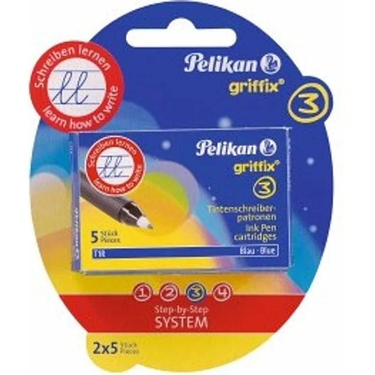 Pelikan Tintenpatronen Griffix® Blau 2 x 5er Set