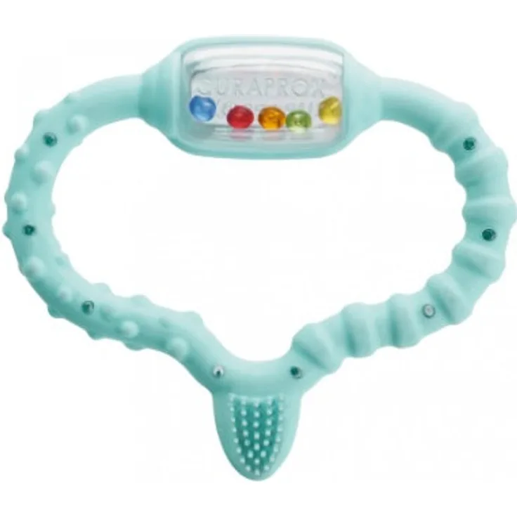 CURAPROX baby Beißring 0 - 24 Monate in mintgrün