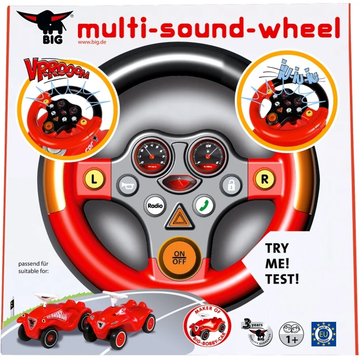 BIG Bobby Car Multi-Sound Lenkrad – Bild 3