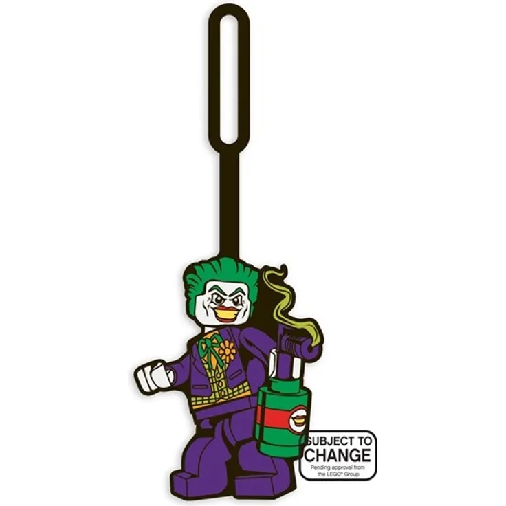 Euromic LEGO DC Bag Tag JOKER packed on printed card