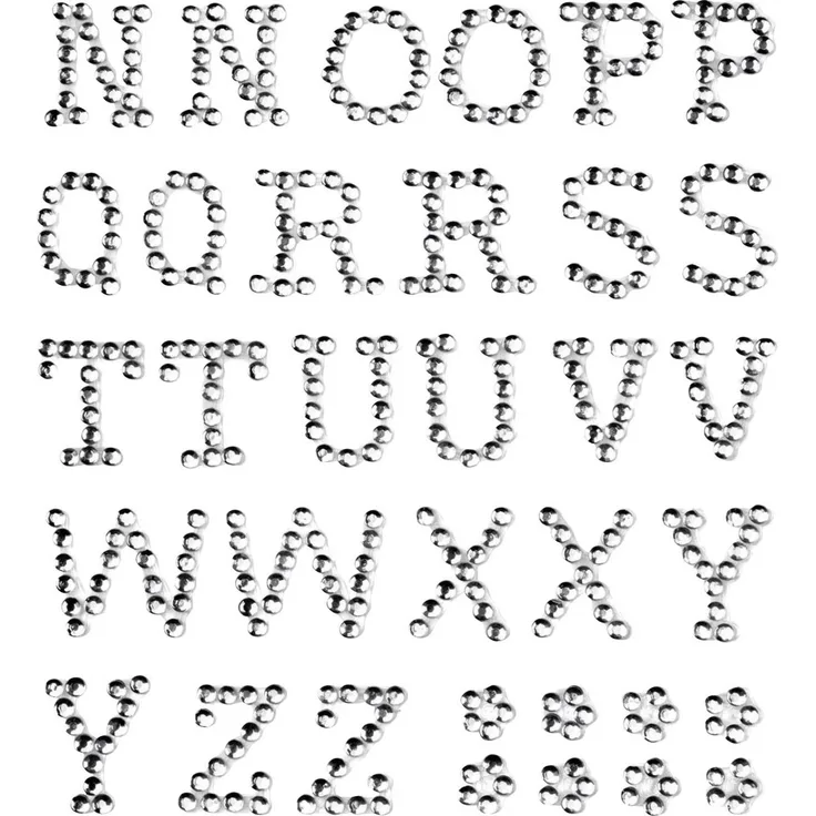 Glorex P&D Buchstabe N-Z crystal