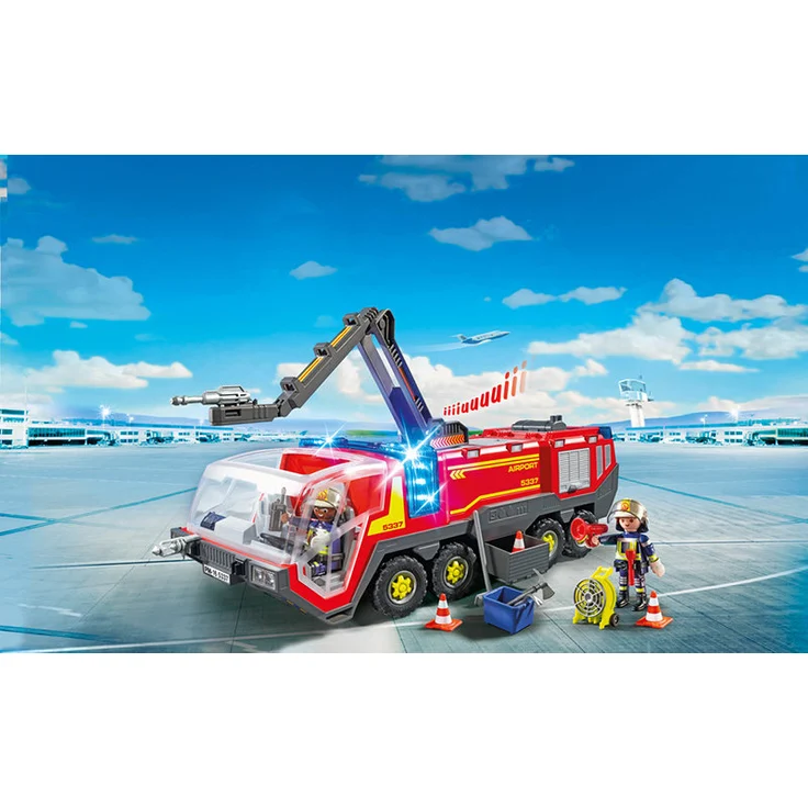 PLAYMOBIL - Flughafenlöschfahrzeug mit Licht und Sound 5337 – Bild 3