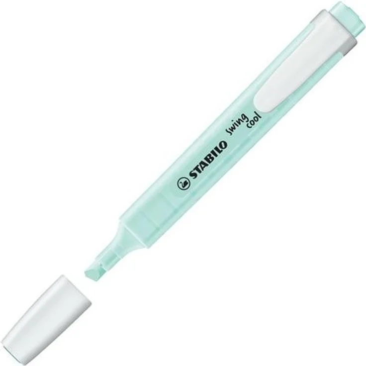 Textmarker - STABILO swing cool Pastel Edition - 4er Pack - Hauch von Minzgrün, - Preisvergleich – Bild 3
