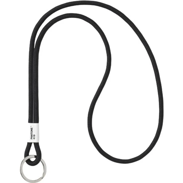 Pantone Schlüsselanhänger 48 cm Nylon schwarz – Bild 1
