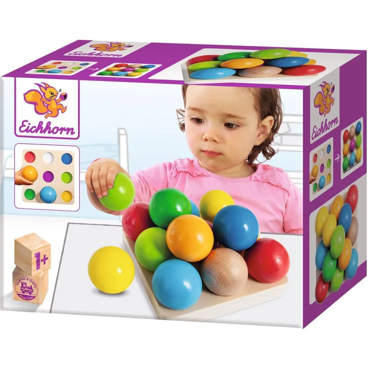 Eichhorn Kugel-Sortierspiel