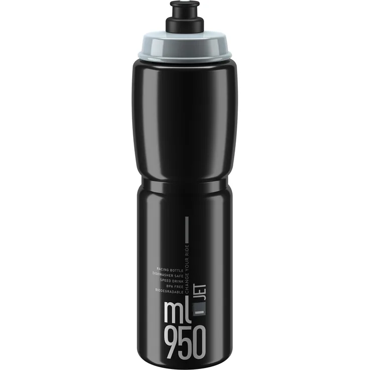 Elite Trinkflasche Jet 950 ml schwarz grau