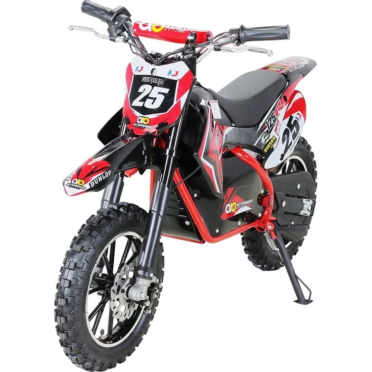 Kinder Mini Enduro Crossbike Gepard Elektro 500 Watt Motorcrossbike Pocketbike (Rot) – Bild 1