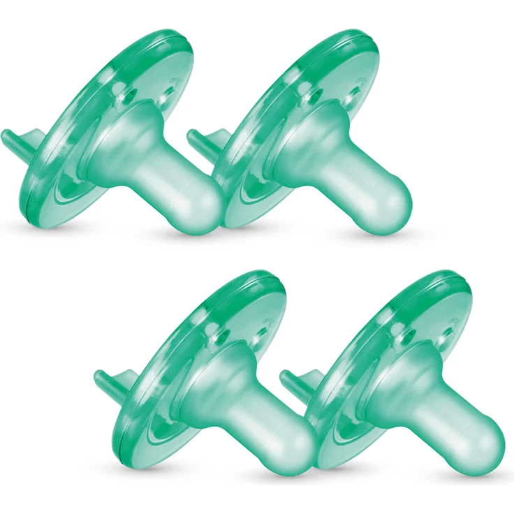 Philips Avent Soothie Schnuller, Grün, 0-3 Monate, 4 Stück – Bild 1