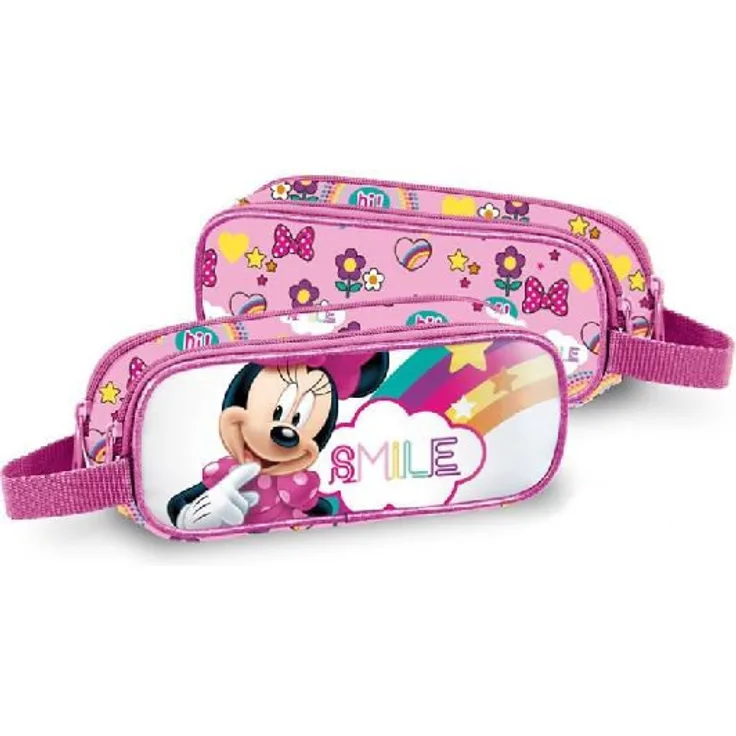 federmäppchen Minnie Mouse Mädchen 23 x 10 cm Polyester rosa