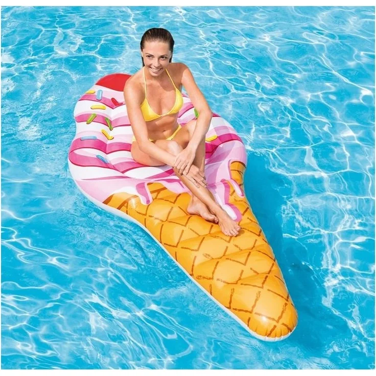 INTEX Ice Cream Luftmatratze Schwimmliege Badeinsel Wasserliege Pool Badeliege – Bild 4