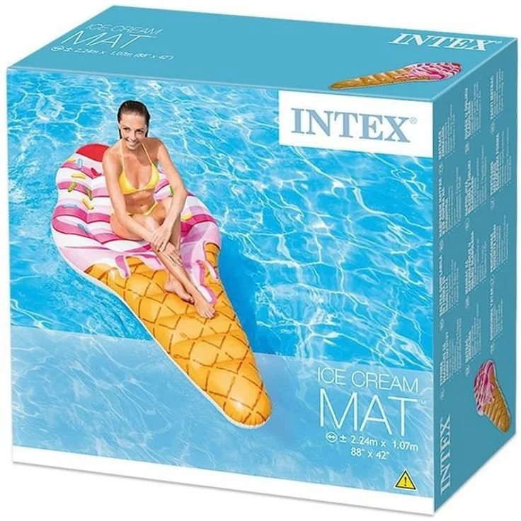 INTEX Ice Cream Luftmatratze Schwimmliege Badeinsel Wasserliege Pool Badeliege – Bild 5