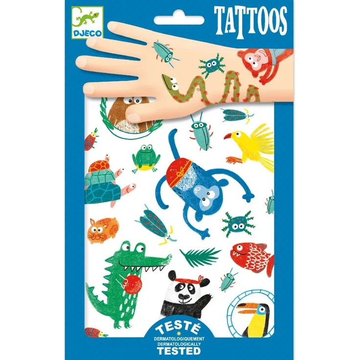DJECO Tattoos: Tiere