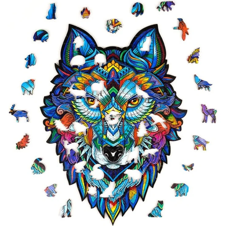 Majestic Wolf - S (17 x 24cm) – Bild 2