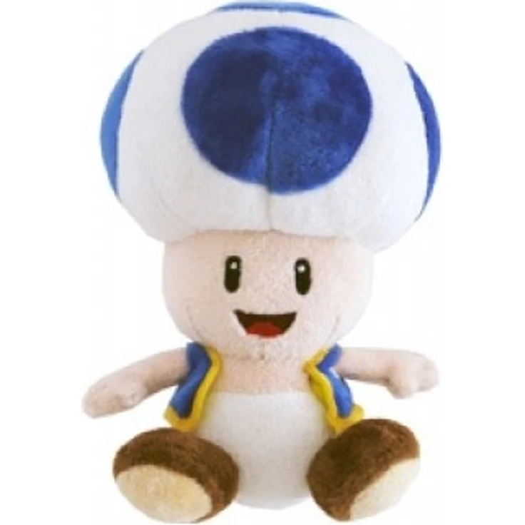 Nintendo Toad, Plüschfigur, blau, 20 cm – Bild 1
