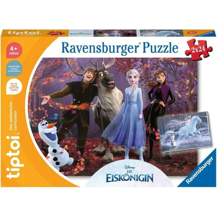 Ravensburger - tiptoi® Puzzle für kleine Entdecker: Disney Die Eiskönigin