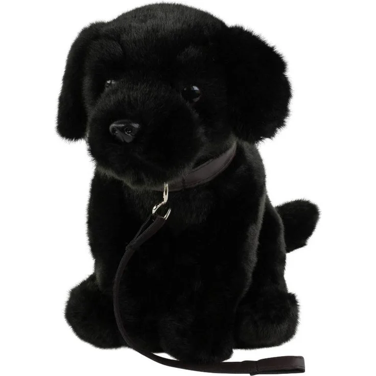Uni-Toys Labrador schwarz Kuscheltier 35 cm Plüschtier Hund Plüschhund Stoffhund – Bild 1