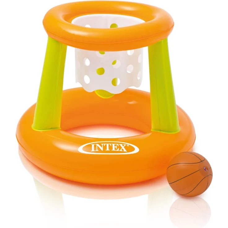 INTEX Basketballspiel Ball Badespiel Badespaß Basketball Pool Spiel aufblasbar – Bild 1