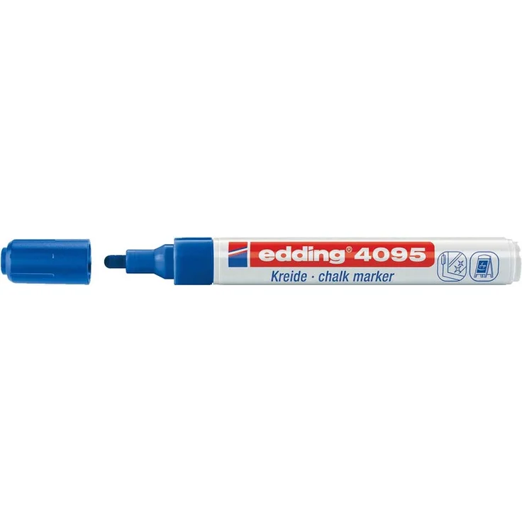 "edding 4095 Kreidemarker, Windowmarker Blau" – Bild 2