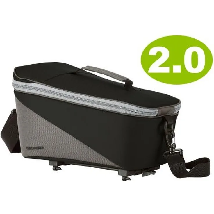Racktime Trunkbag Talis 2. 0 carbon black stone grey Größe 38x23x22 cm 8 ltr.