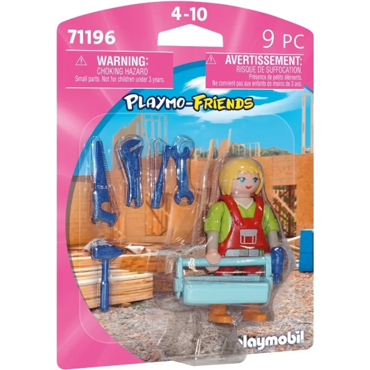PLAYMOBIL City Action 71196 'Handwerkerin', 9 Teile, ab 4 Jahren