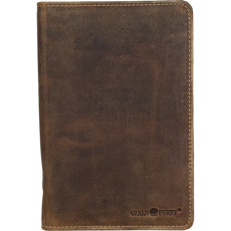 Greenburry Vintage Leder Stifteetui Federmäppchen Stiftemappe 1574-25