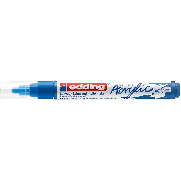 edding 5100 Acrylmarker medium enzianblau – Bild 3