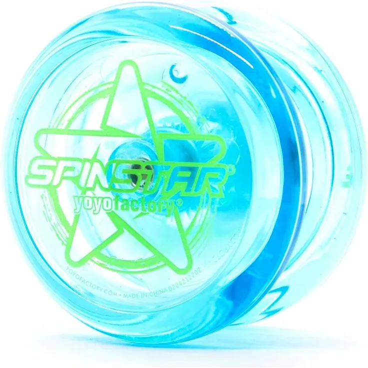 YoyoFactory SPINSTAR Yo-Yo - BLAU (Ideal für Anfänger, Moderne Leistung YoYo, Schnur und Anleitung Enthalten)