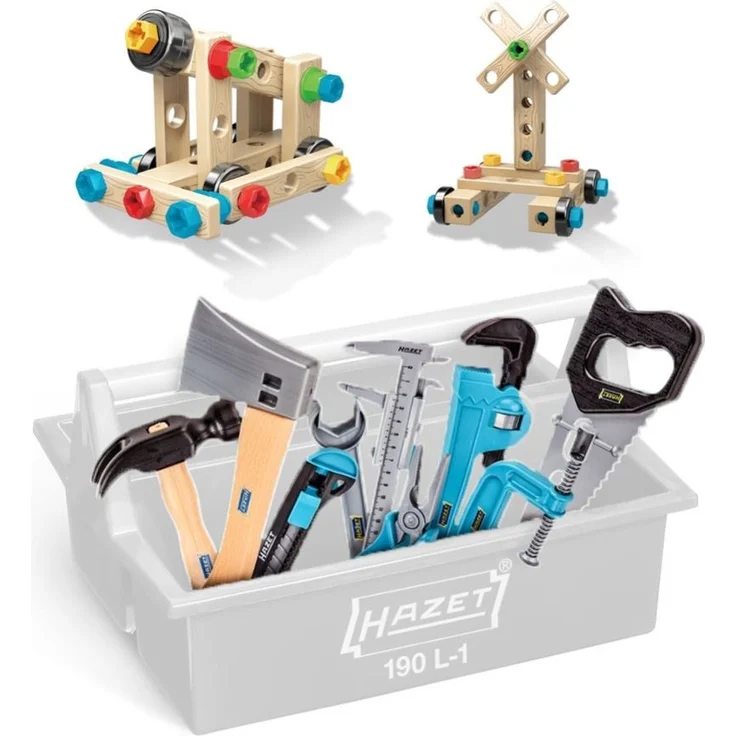 Hazet HAZET JUNIORTOOL1 Universal-Werkzeugkasten mit Ausrüstung 61 Teile – Bild 1