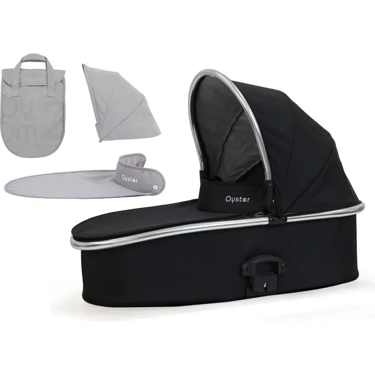 Oyster2 / Oyster Max Babywanne mit Farbpaket Schwarz/Grau
