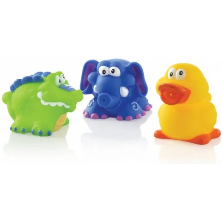 Nuby 3er Pack Badefiguren