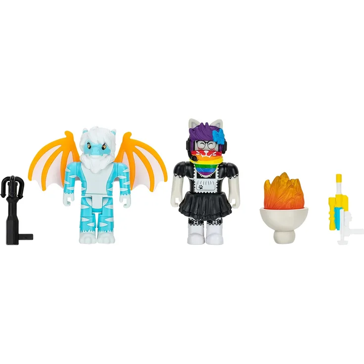 Roblox ROB0685 - Game Pack Tower of Hell - 2er Figuren Pack mit Zubehör und Spielcode
