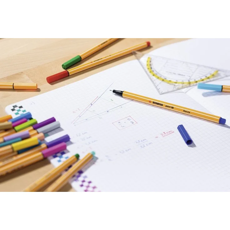 STABILO Fineliner point 88 - 20er Pack - mit 20 verschiedenen Farben – Bild 4