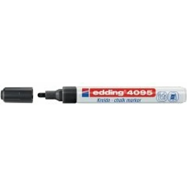 edding 4095 Kreidemarker Window Marker 2-3mm schwarz – Bild 1